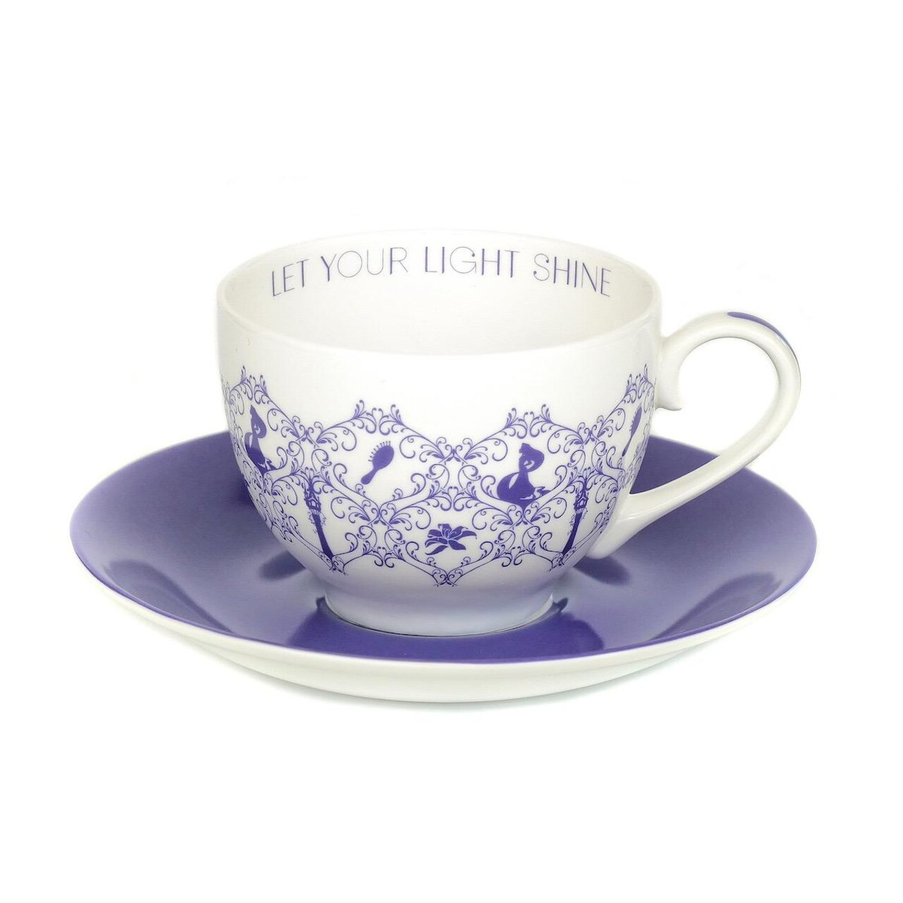 Disney English Ladies: Color Story Rapunzel Decorative Cup & Saucer